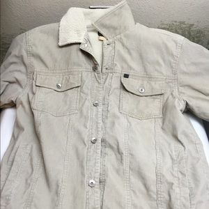 Quicksilver fleece lined corduroy jacket.
